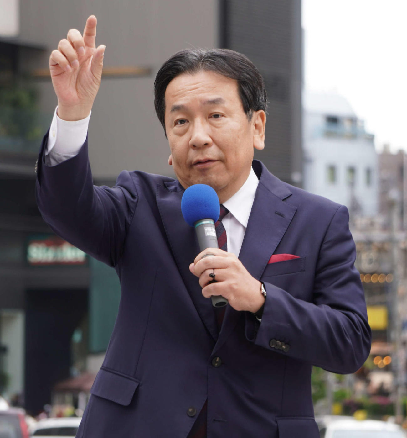 立憲民主党の枝野幸男衆院議員（2023年4月22日撮影）