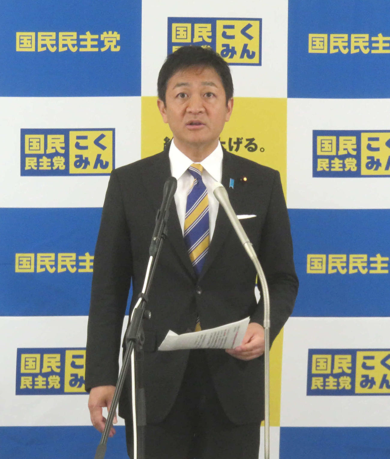 国民民主党の玉木雄一郎代表（2023年9月26日撮影）