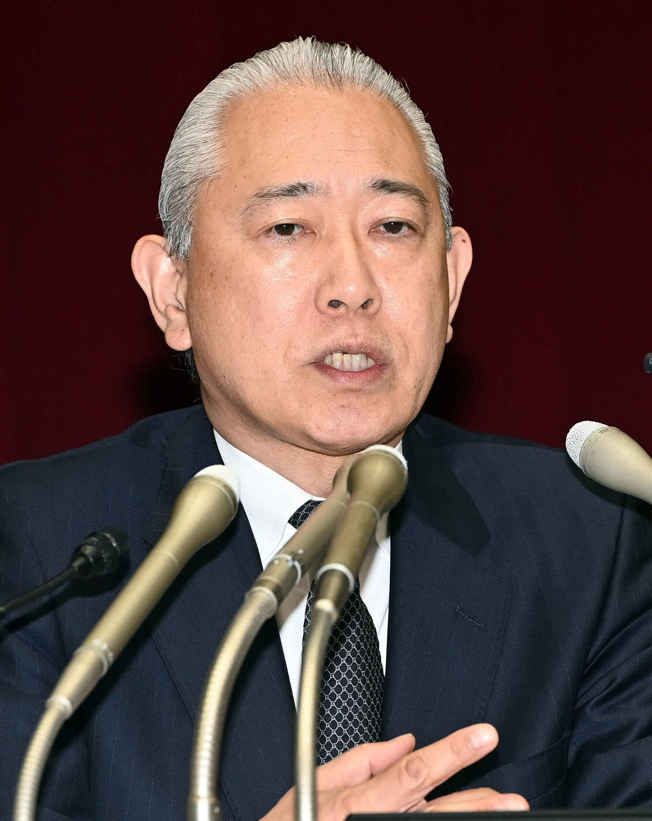 日大・沢田康広副学長（2023年8月8日撮影）