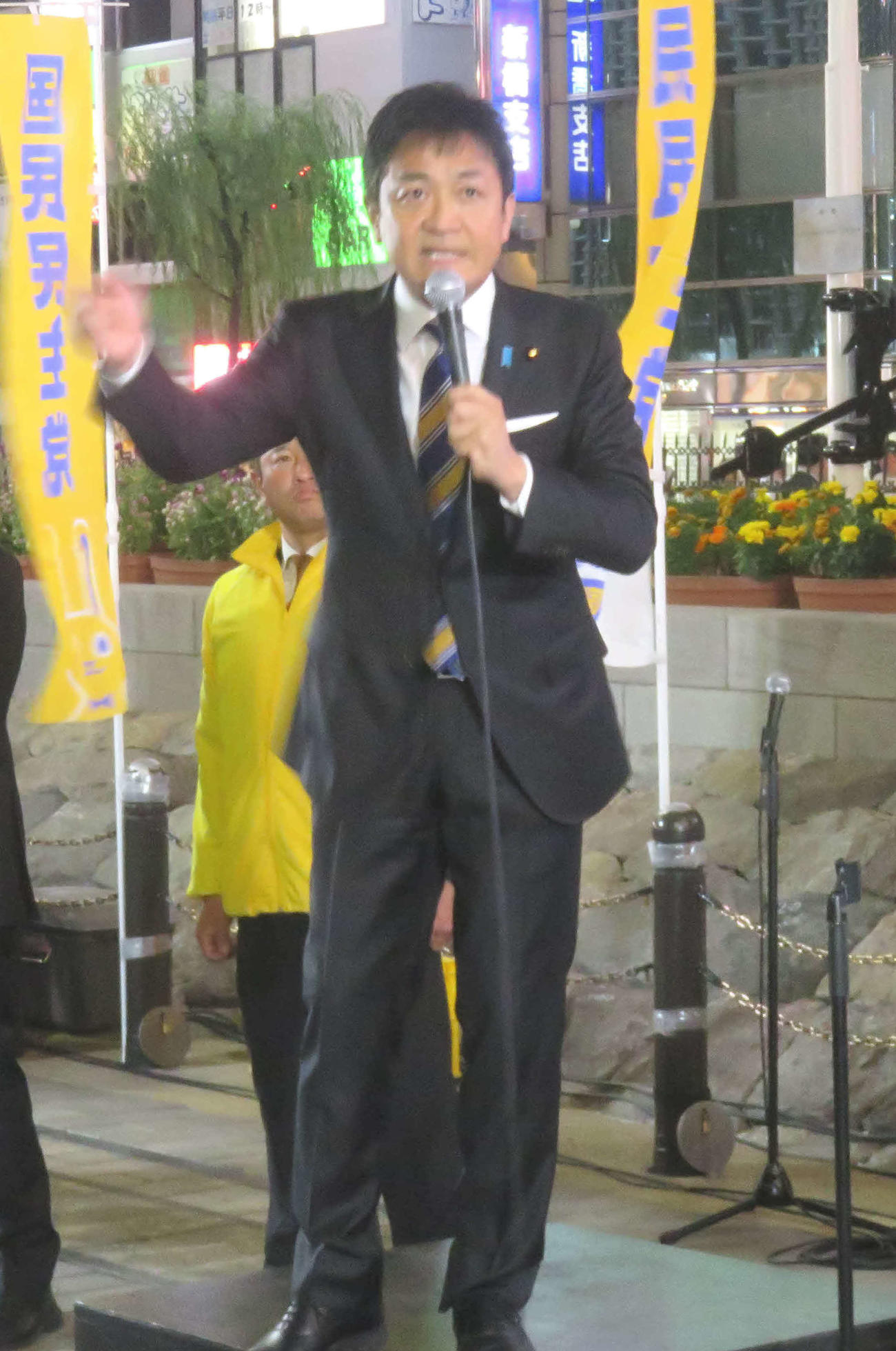 国民民主党の玉木雄一郎代表は岸田文雄首相に対する代表質問を募集した（撮影・大上悟）