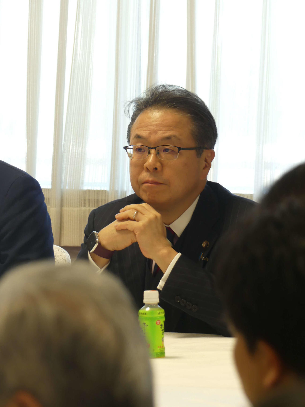 安倍派総会に出席した自民党の世耕弘成参院幹事長（撮影・中山知子）