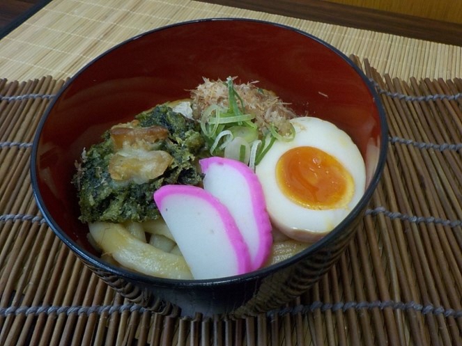 志摩（三重県志摩市）「伊勢志摩あおさうどん」