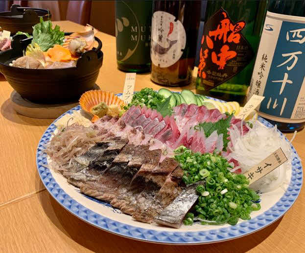 「土佐清水ワールズ新橋店」で開催された「高知県メニューフェア」の試食会