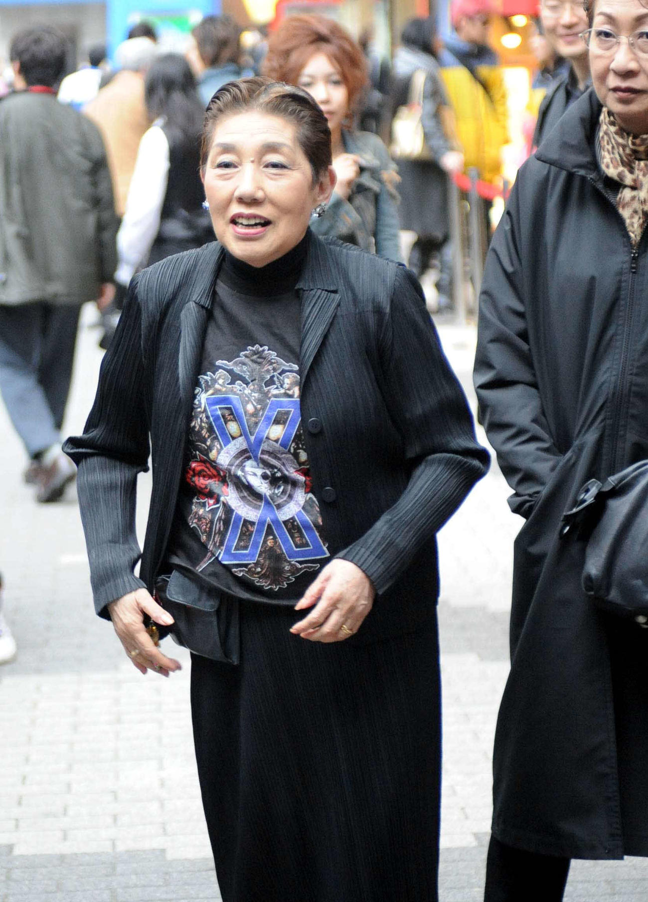X JAPAN東京Dライブに駆けつけた東海林のり子さん（2008年3月28日）