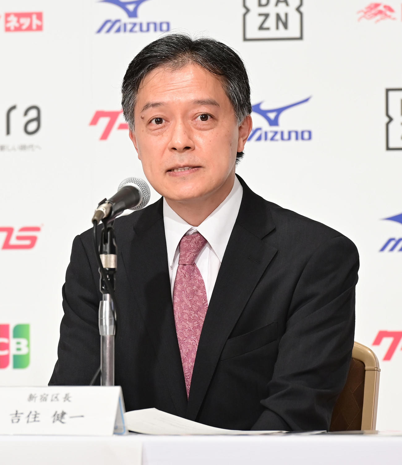 吉住健一新宿区長（2021年8月撮影）