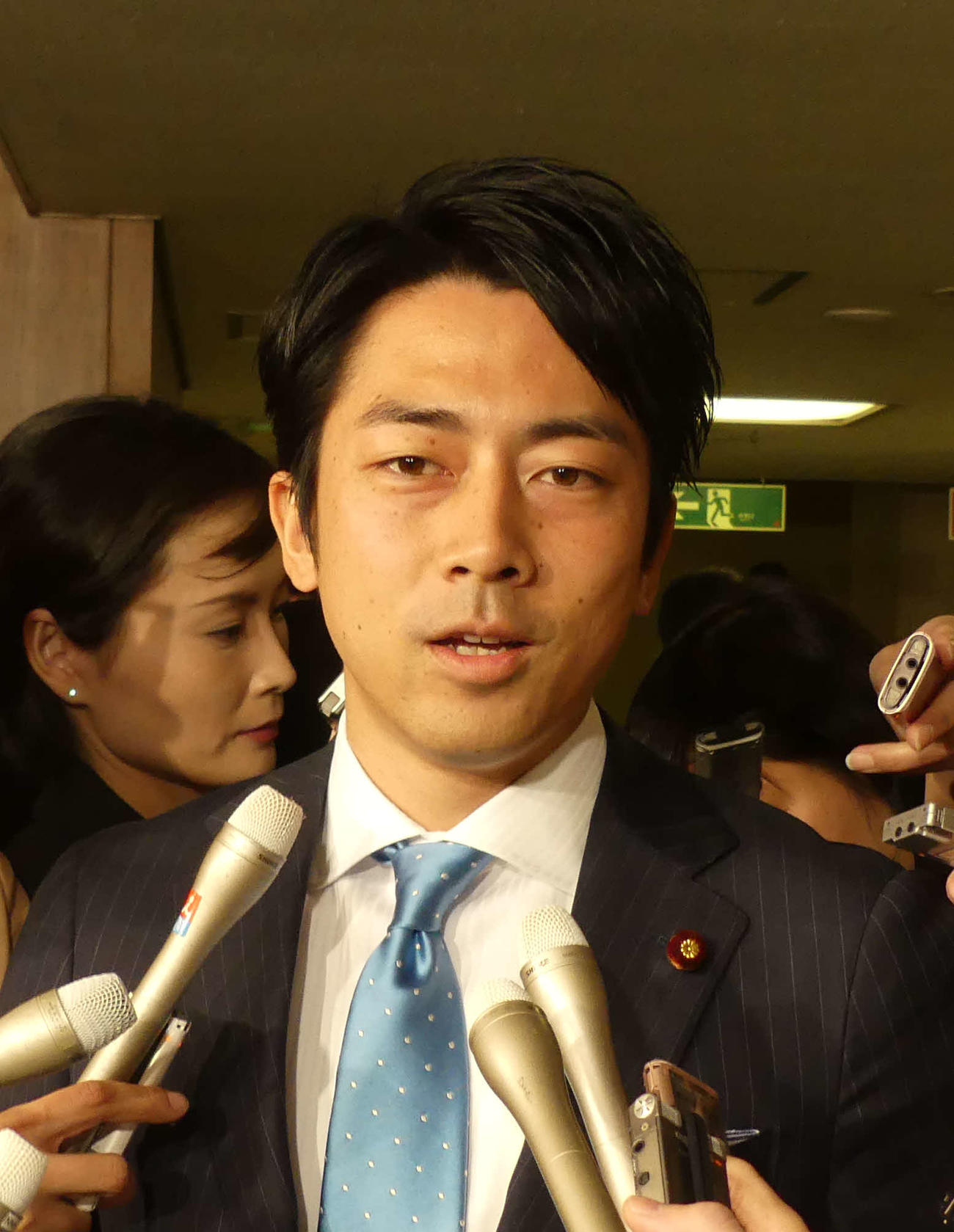 自民党の小泉進次郎元環境相（2017年2月撮影）