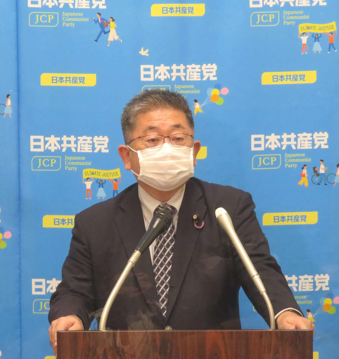 共産党の小池晃書記局長（2023年9月撮影）