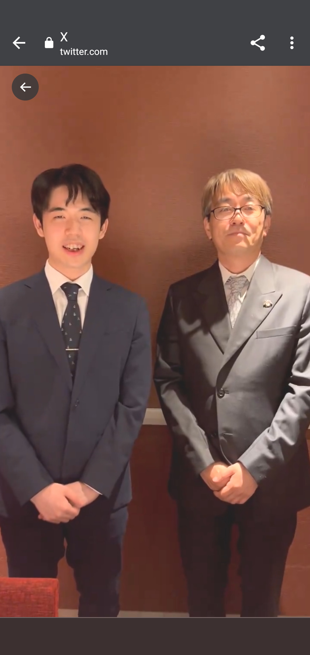 羽生善治九段のXから