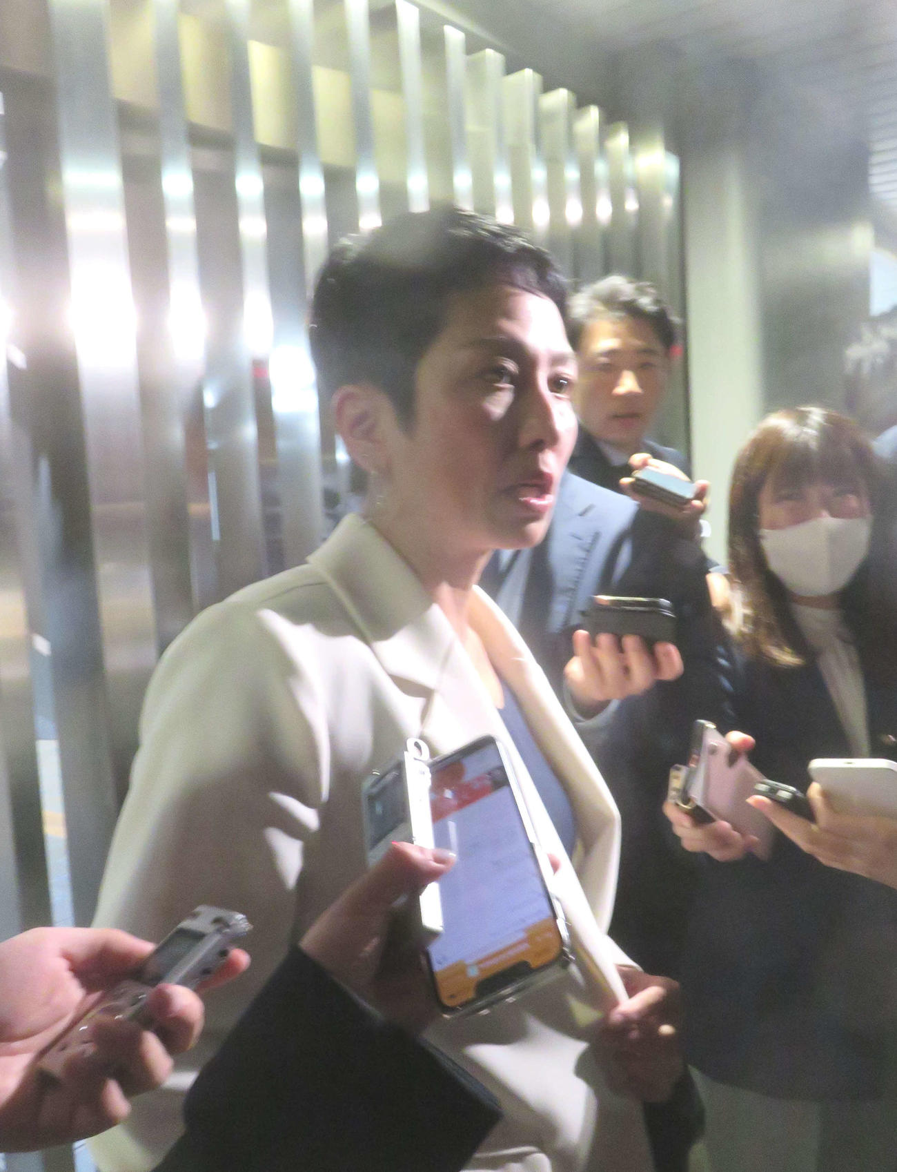 蓮舫氏（2023年5月10日撮影）