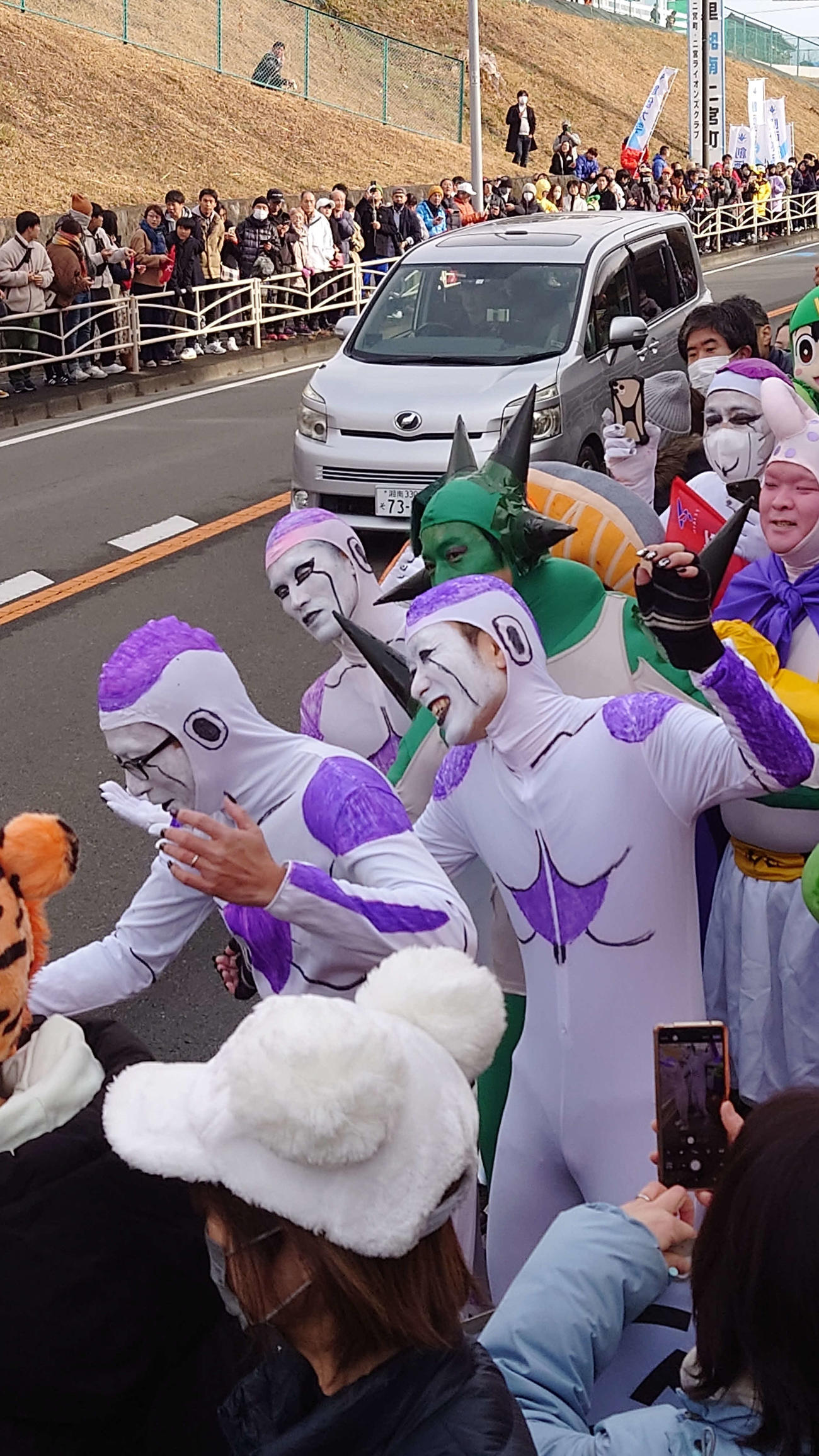 ひき肉で～～～～す！（撮影・寺沢卓）