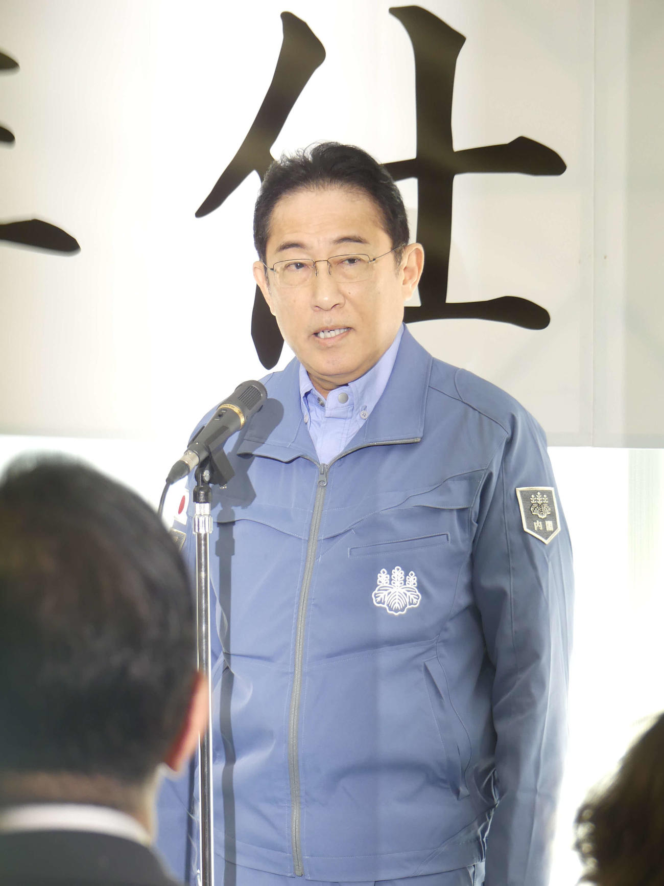 4年ぶりに開かれた自民党仕事始めであいさつする岸田文雄首相（撮影・中山知子）