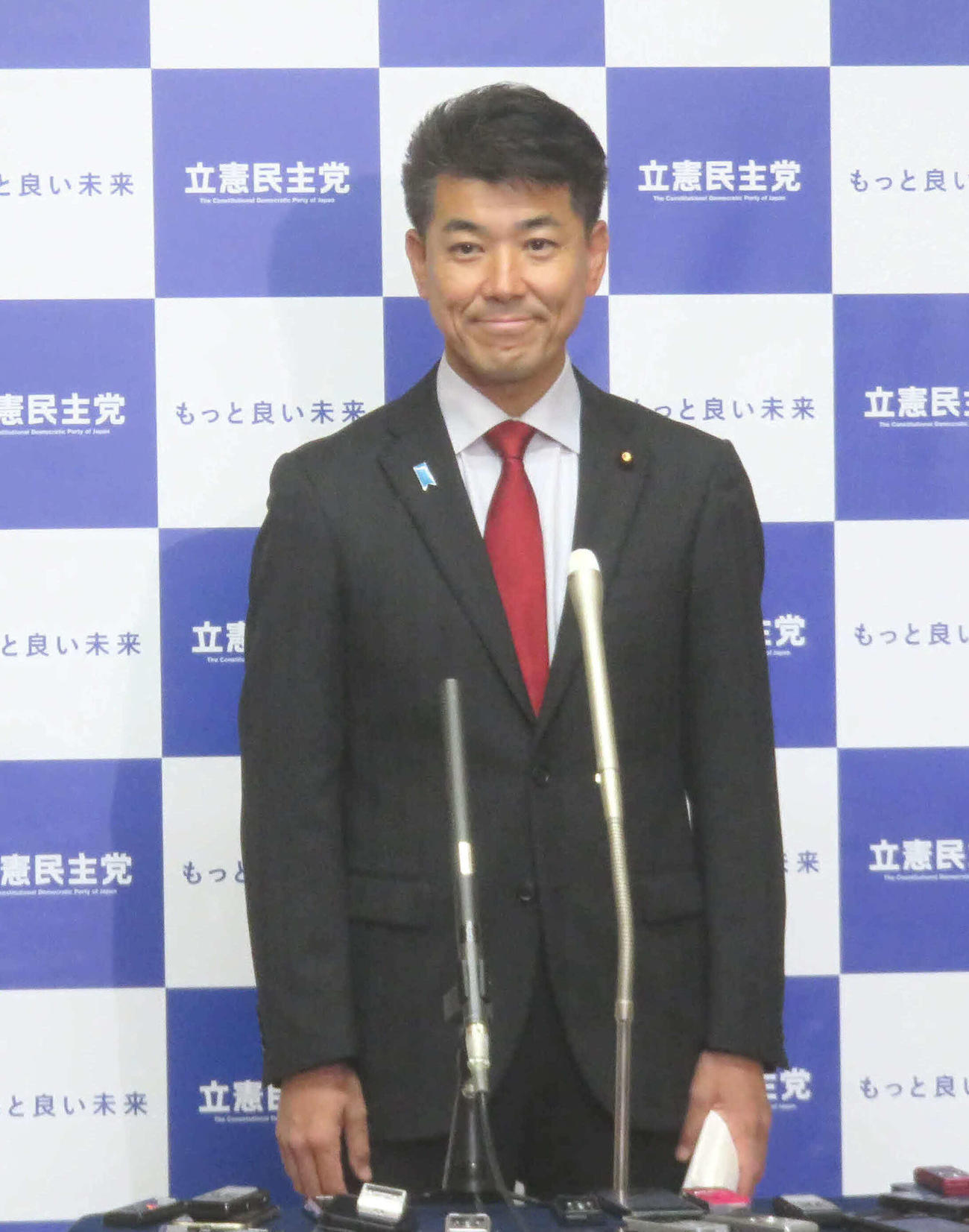 立憲民主党の泉健太代表（2023年10月撮影）