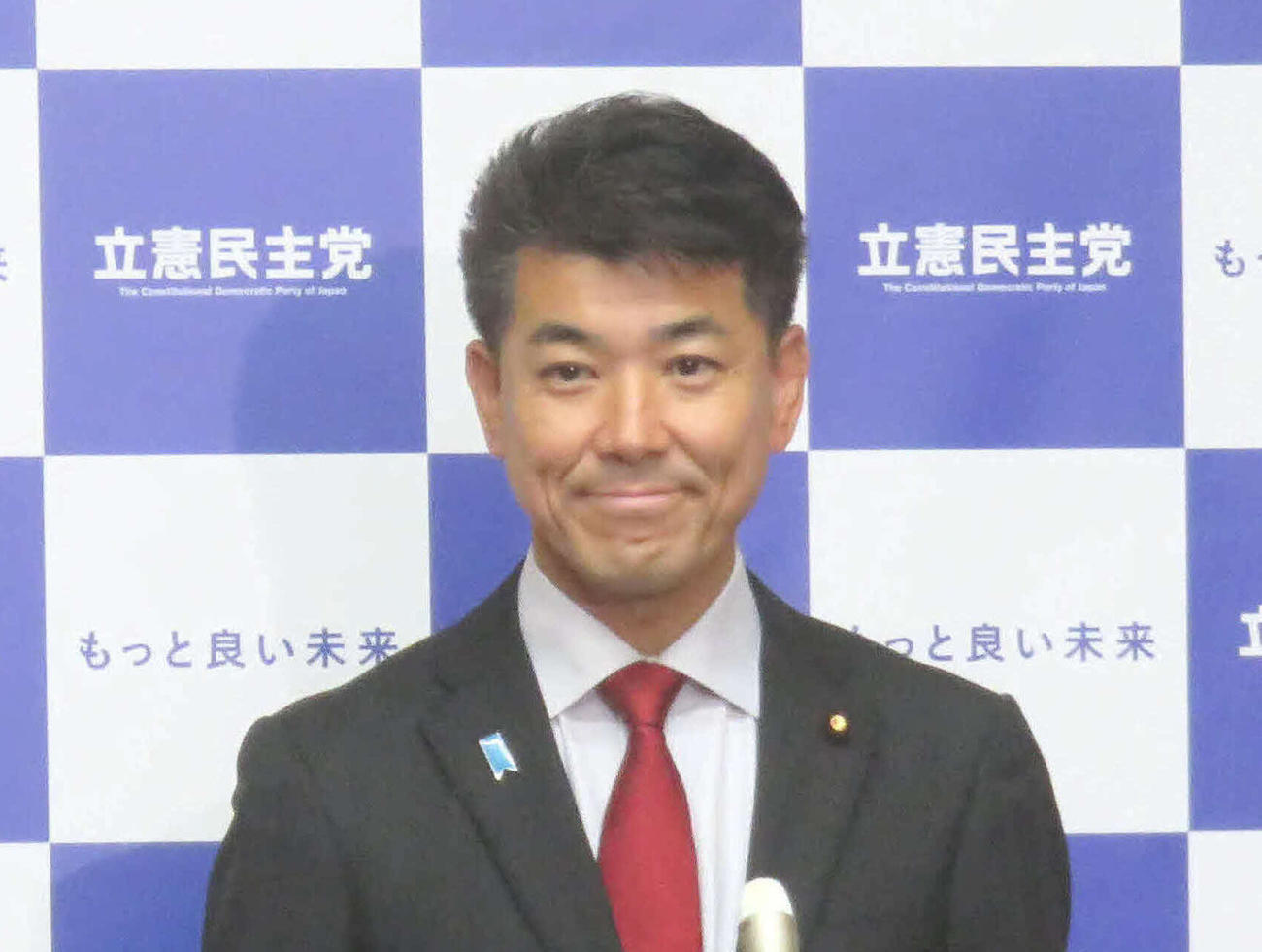 立憲民主党の泉健太代表（2023年10月23日撮影）