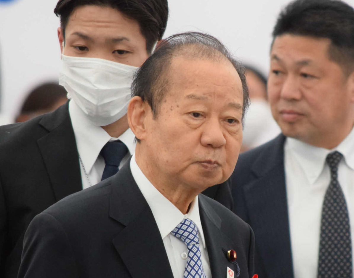 自民党の二階俊博元幹事長（2023年4月撮影）