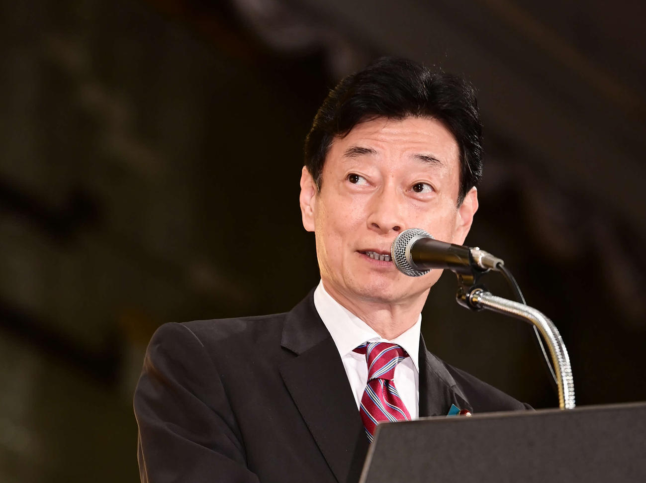 西村康稔氏（2022年10月16日撮影）　