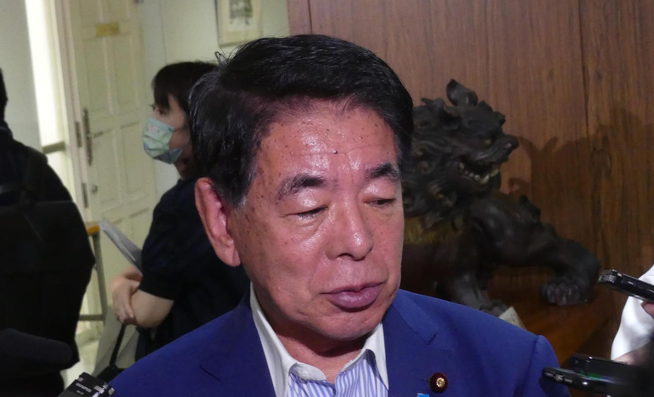 下村博文氏（2023年8月31日撮影）