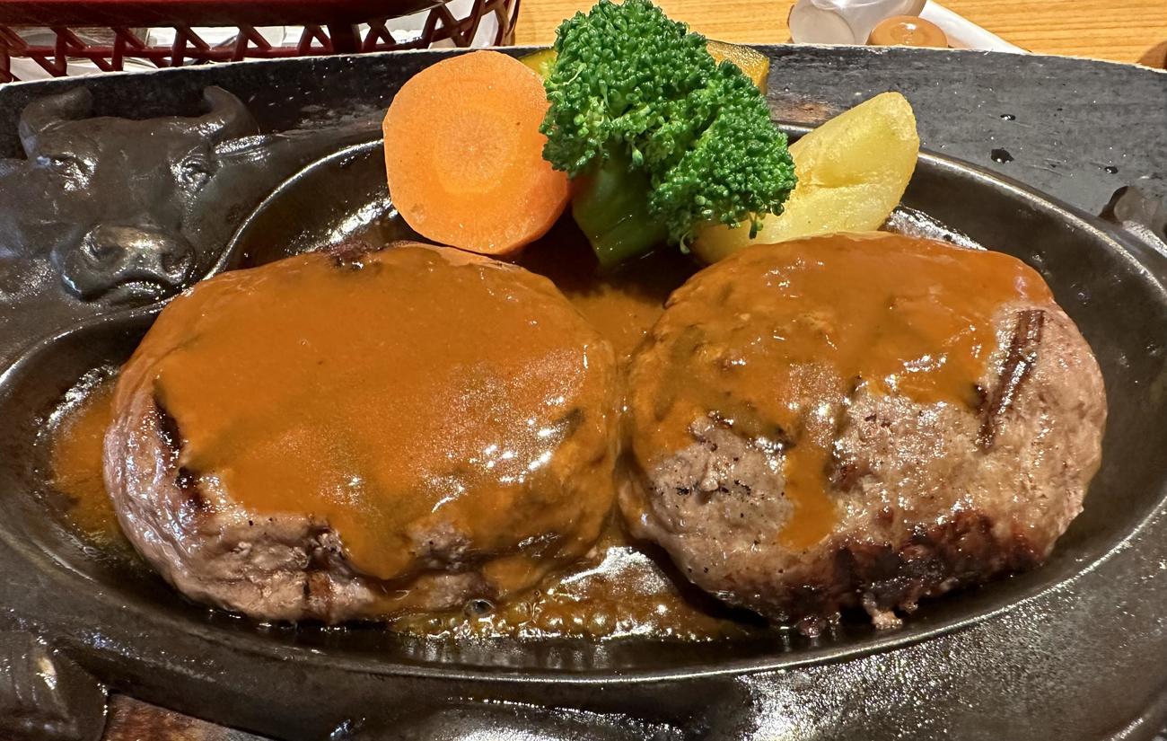 さわやかの「げんこつハンバーグ」