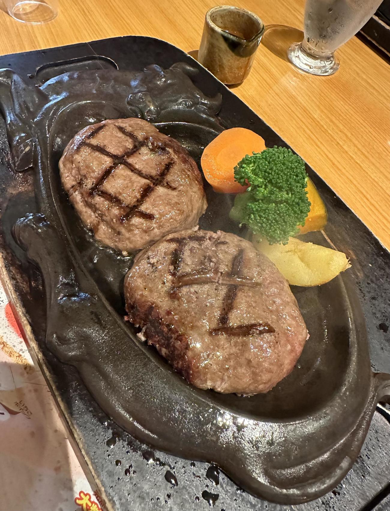 さわやかの「げんこつハンバーグ」