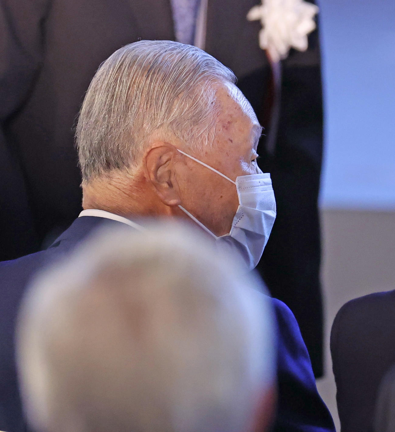 第91回自民党大会に参加した森喜朗元首相（代表撮影）