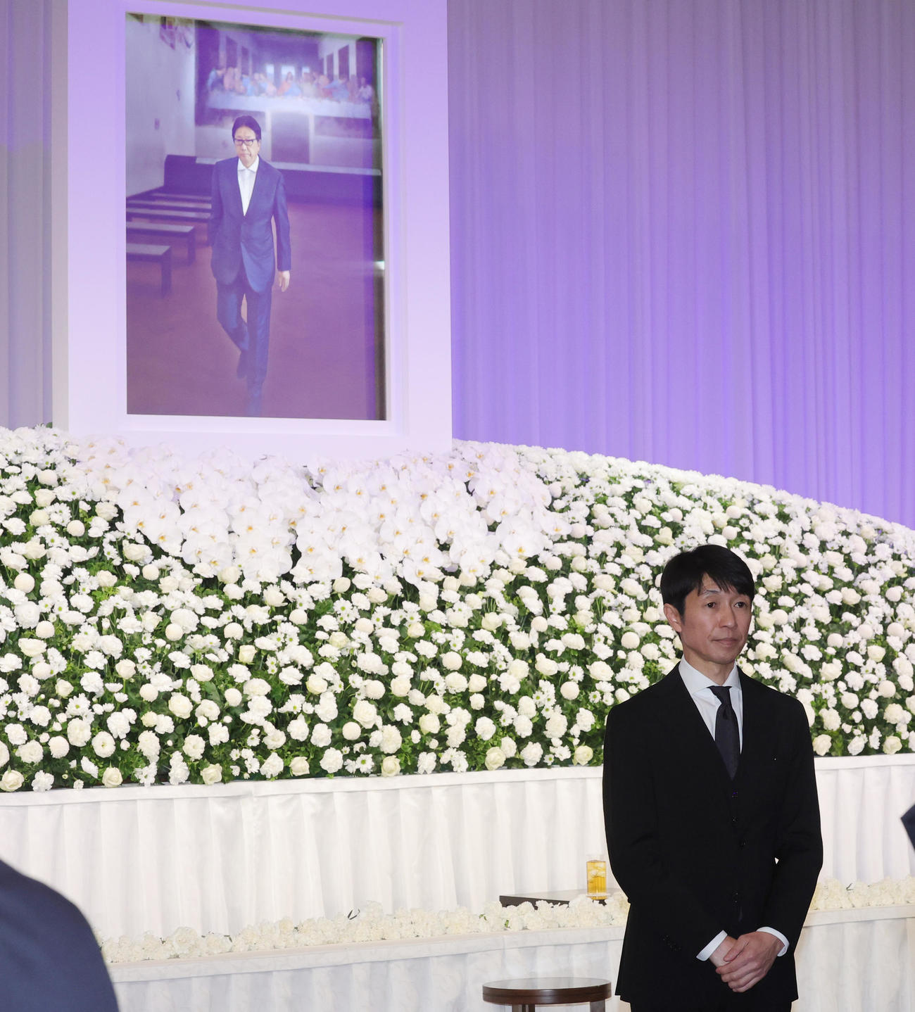 伊集院静さんお別れの会に参列した武豊（撮影・野上伸悟）