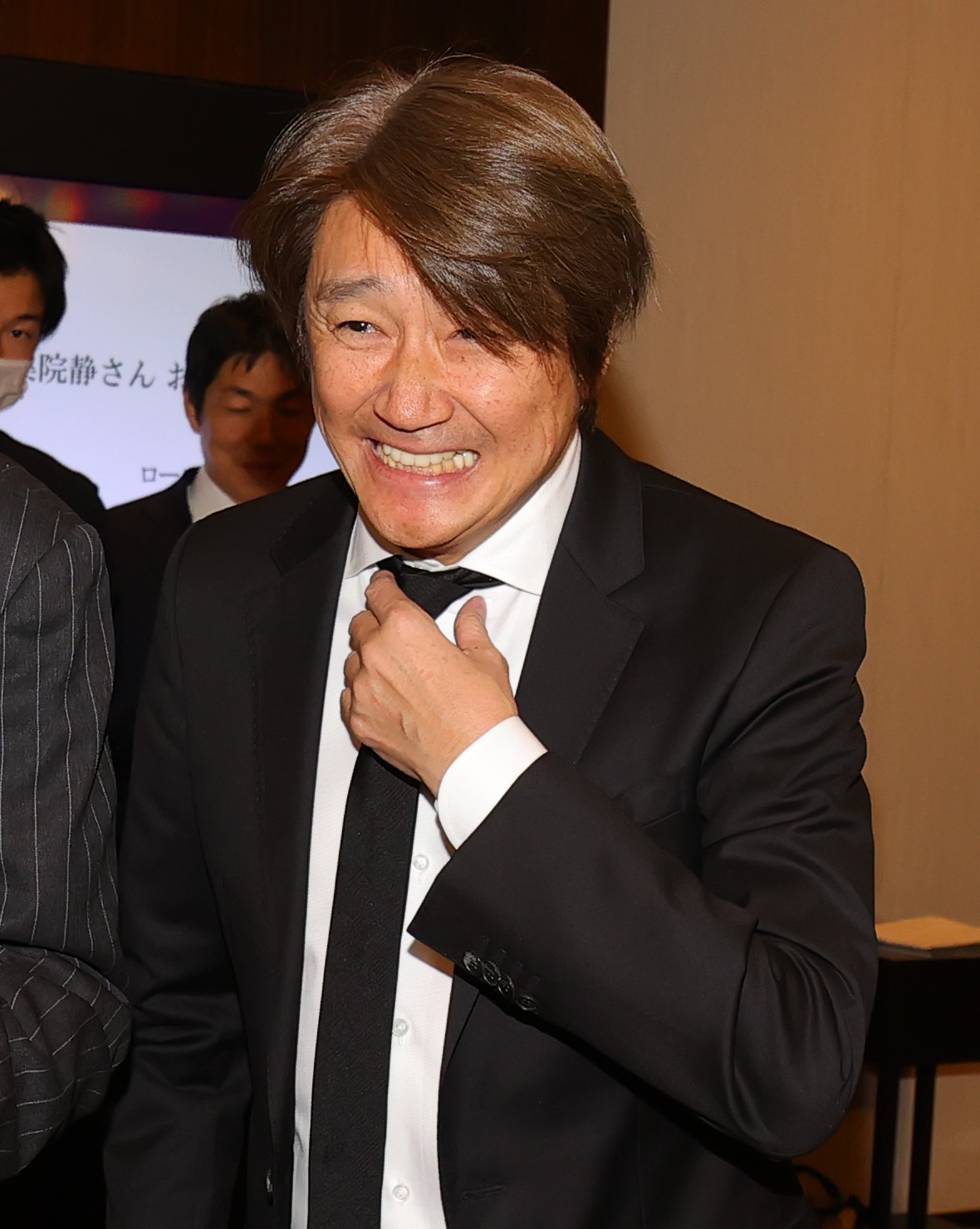 伊集院静さんお別れの会に参列した近藤真彦（撮影・野上伸悟）