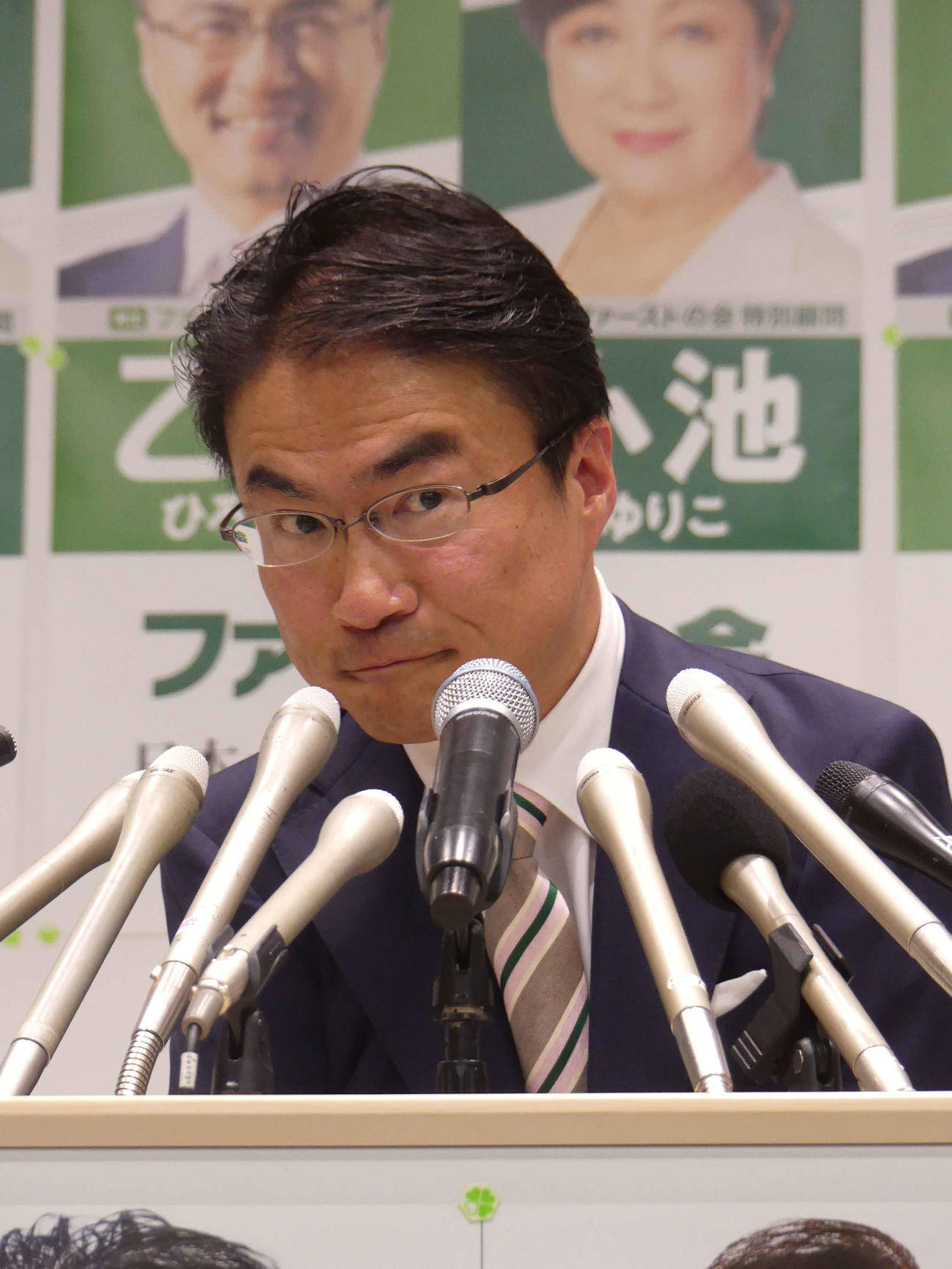 東京15区補選への出馬を正式表明した乙武洋匡氏（撮影・中山知子）