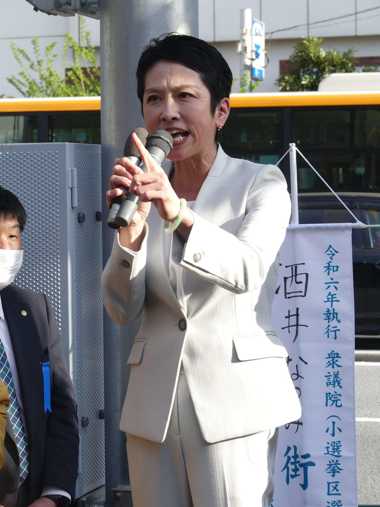 蓮舫参院議員（2024年4月16日撮影）