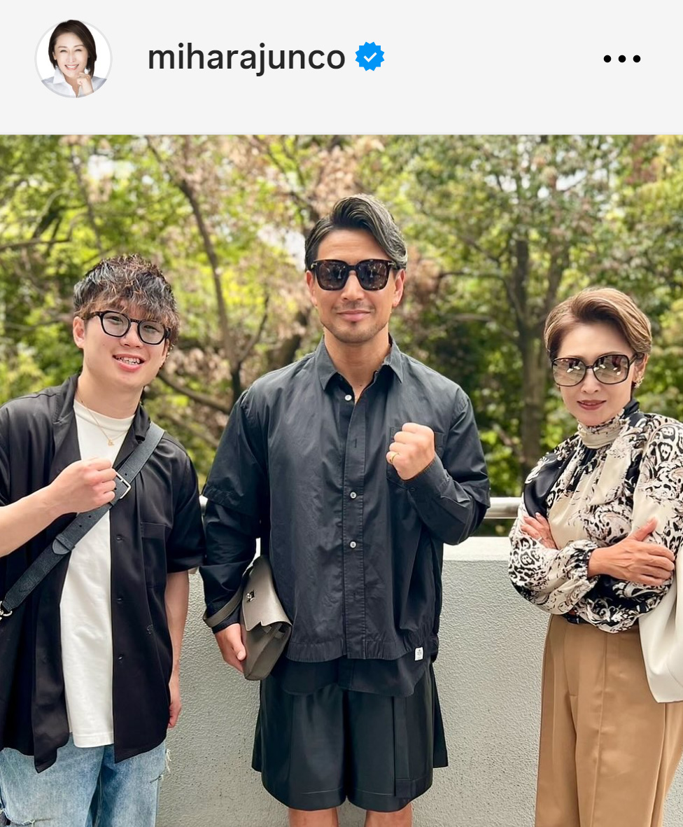 三原じゅん子氏のインスタグラムから