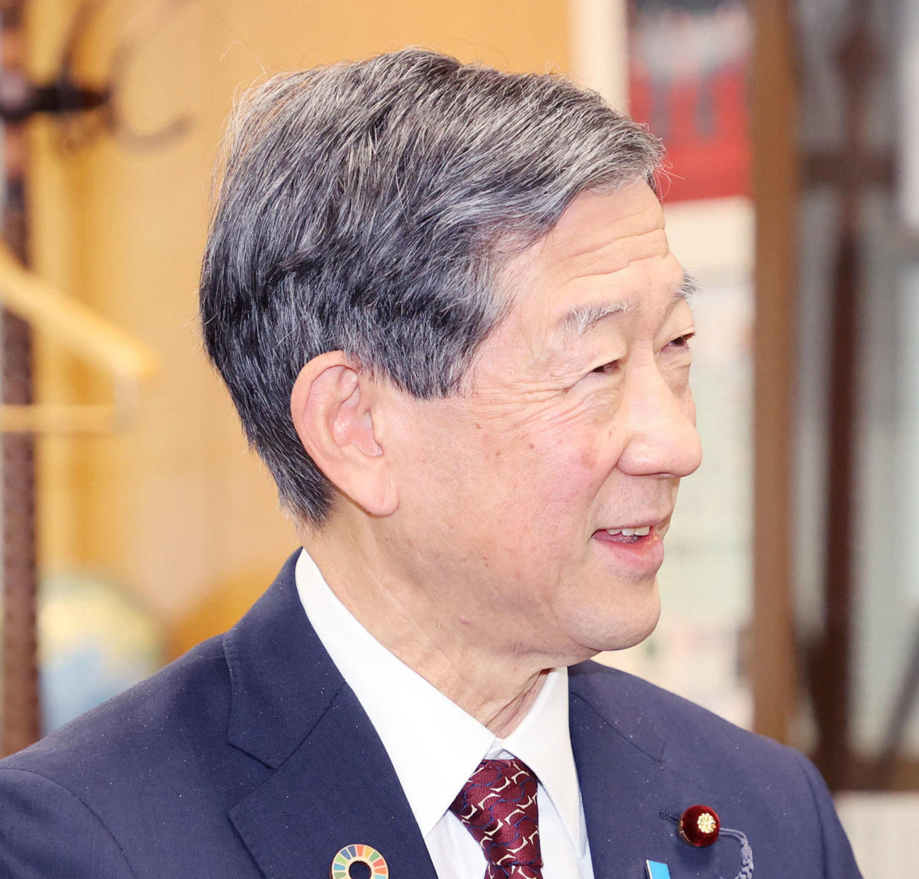 伊藤信太郎環境大臣（2023年12月26日撮影）