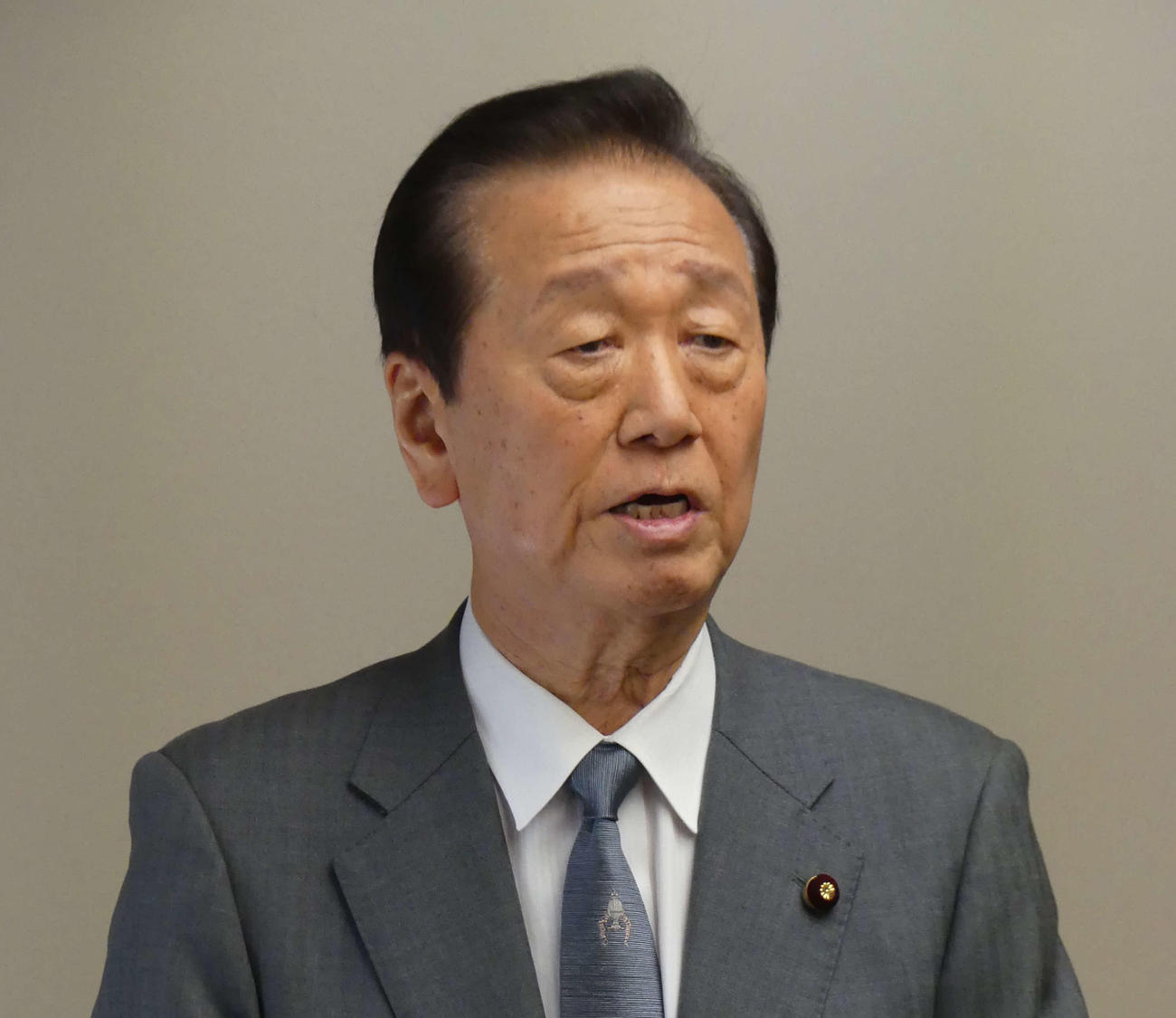小沢一郎衆院議員（2024年1月1日撮影）