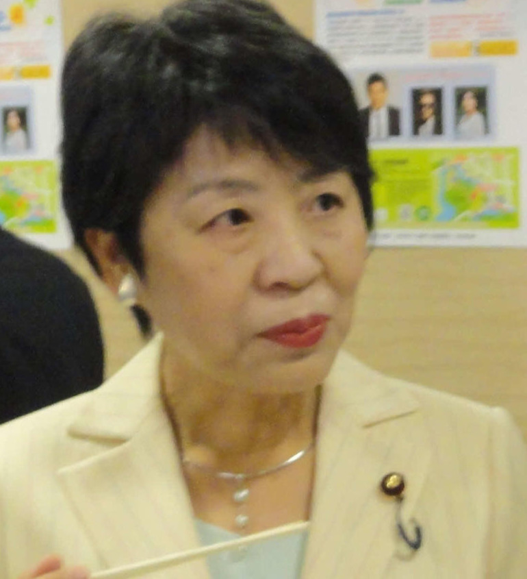 法相時代の上川陽子氏（2015年5月26日撮影）