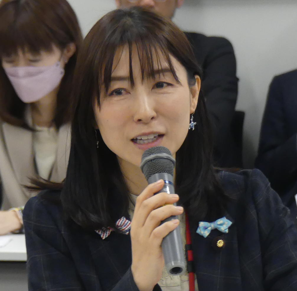 立憲民主党の塩村文夏参院議員（2023年11月13日撮影）