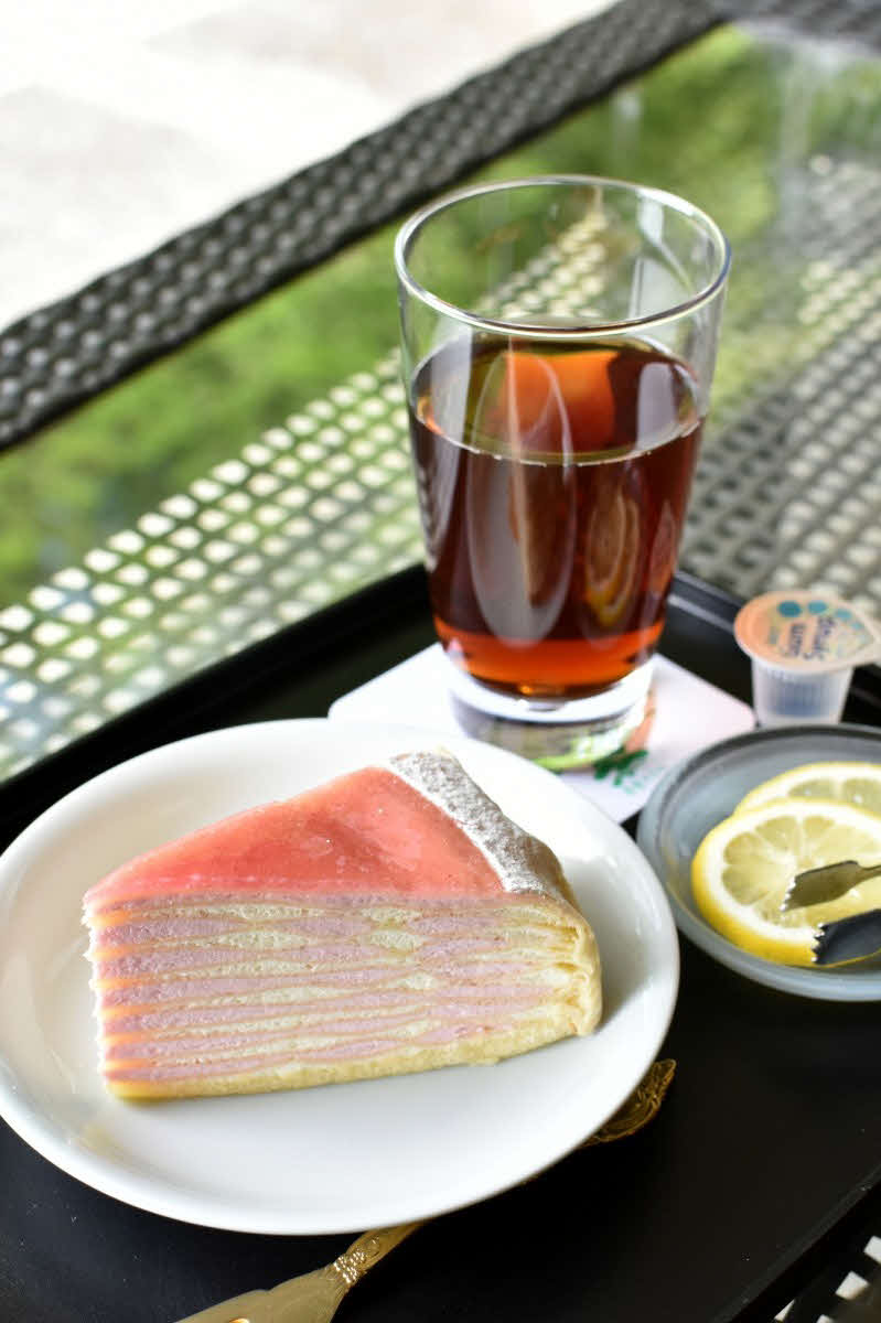 藤井聡太叡王の午前のおやつは「山形県産佐藤錦と北海道産クリームチーズのダブルミルクレープ」「アイスレモンティー」（日本将棋連盟提供）
