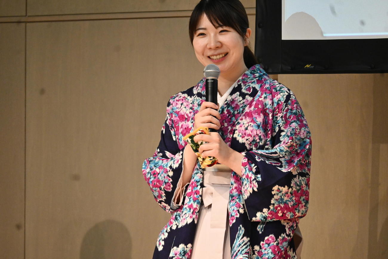 西山朋佳女流3冠（2023年10月14日撮影）