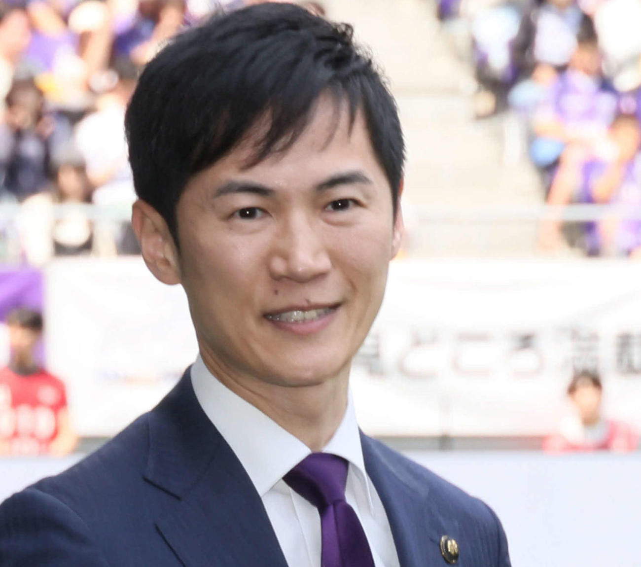 安芸太田市長時代の石丸伸二氏（2024年6月撮影）