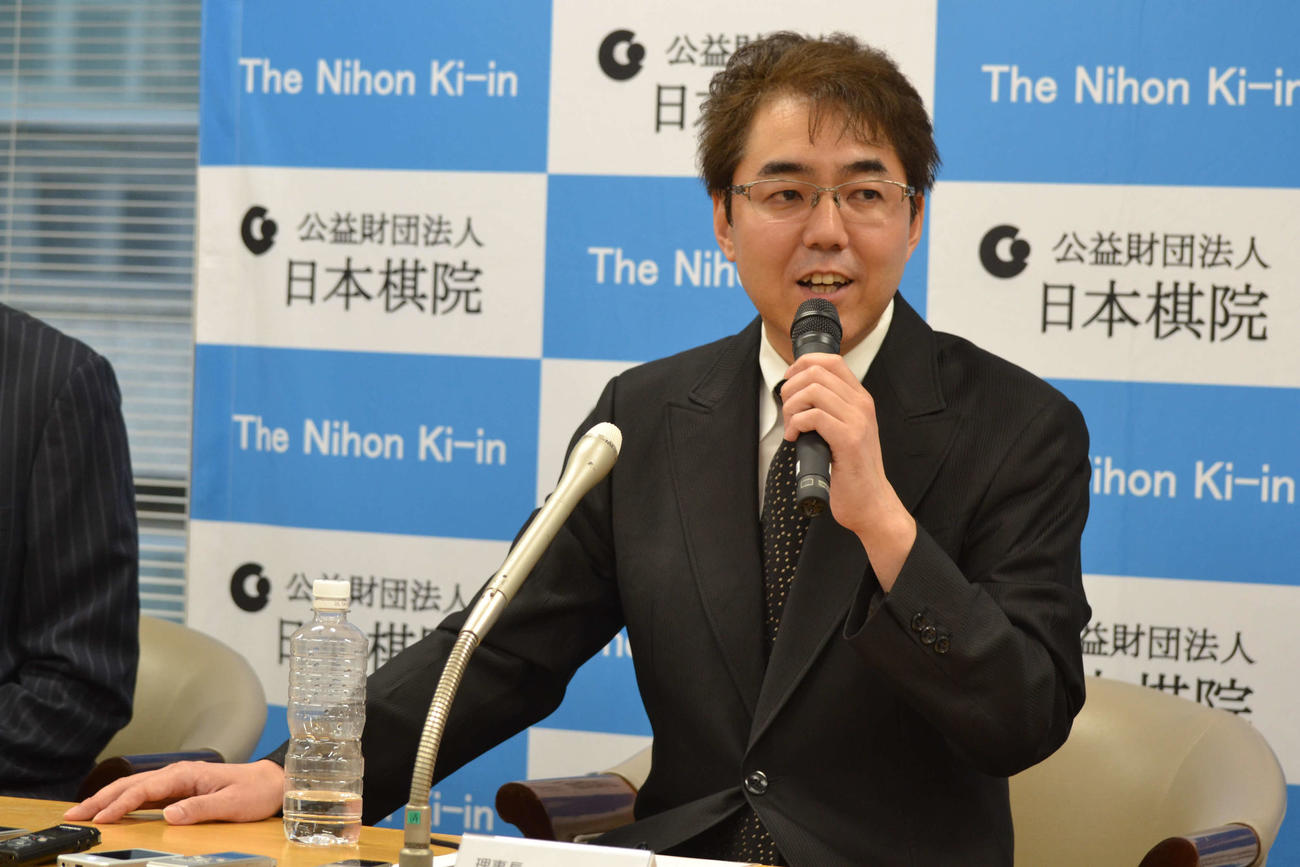 日本棋院の新理事長に選ばれた武宮陽光六段