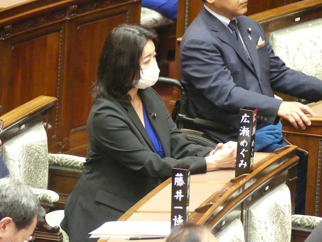 広瀬めぐみ参院議員（2024年3月8日撮影）