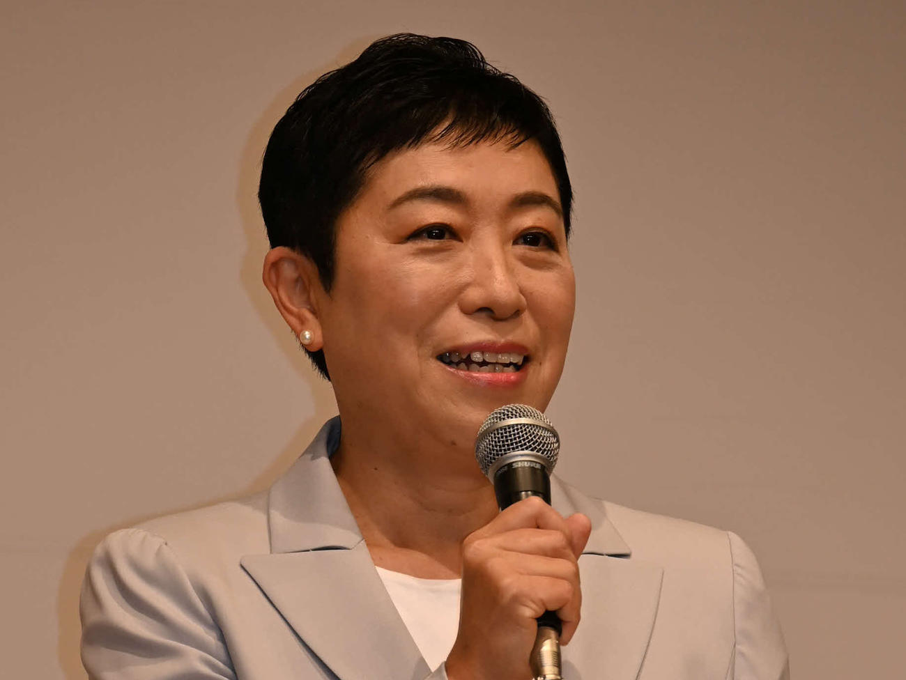 辻元清美氏（2022年1月撮影）