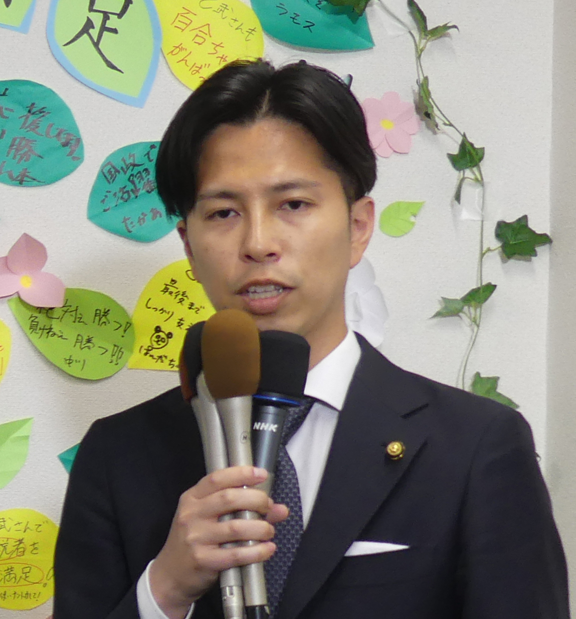 尾島紘平・東京都議（2024年4月撮影）