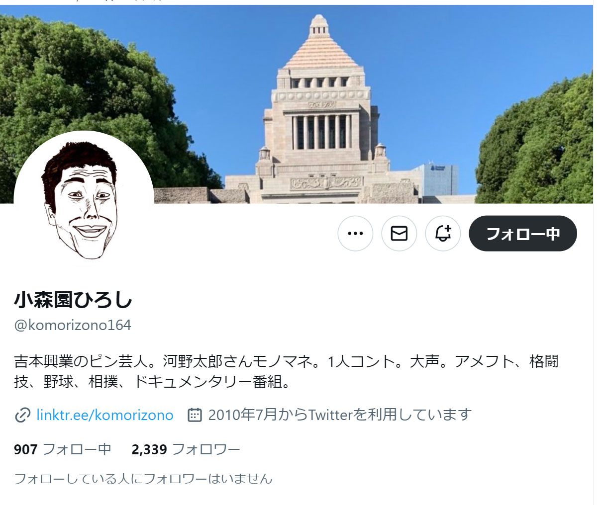 小森園ひろしのXから