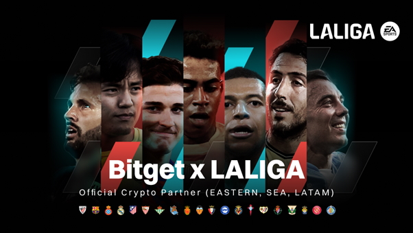 Bitgetとラ・リーガがパートナーシップ（C）Bitget