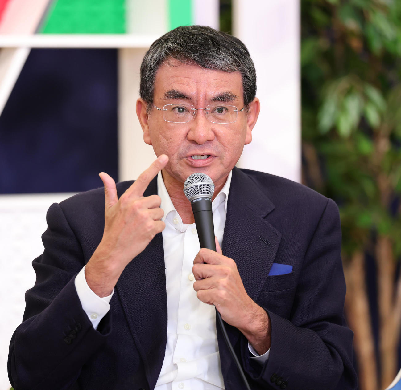 河野太郎デジタル相（2024年9月21日撮影）