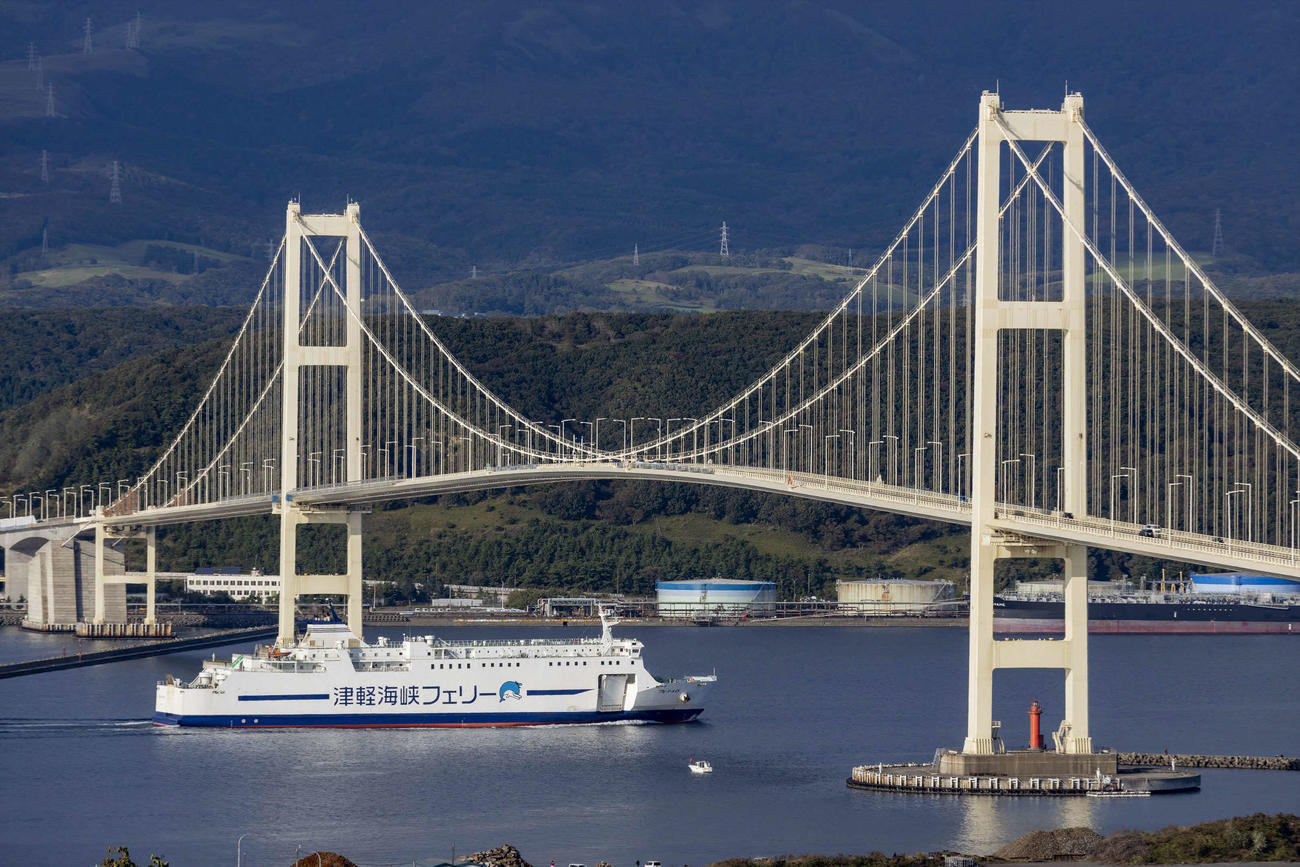 昨年10月2日に新たに開設された津軽海峡フェリーの室蘭～青森航路