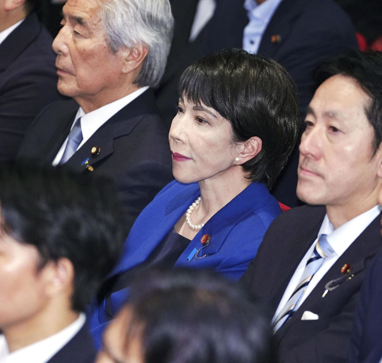 自民党総裁選の決選投票で敗れた高市早苗氏