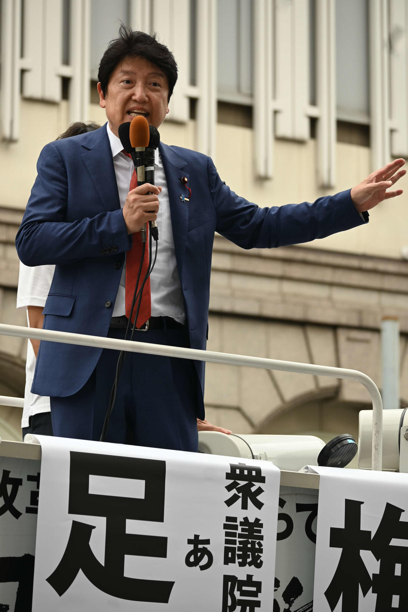足立康史衆院議員（2022年8月21日撮影）