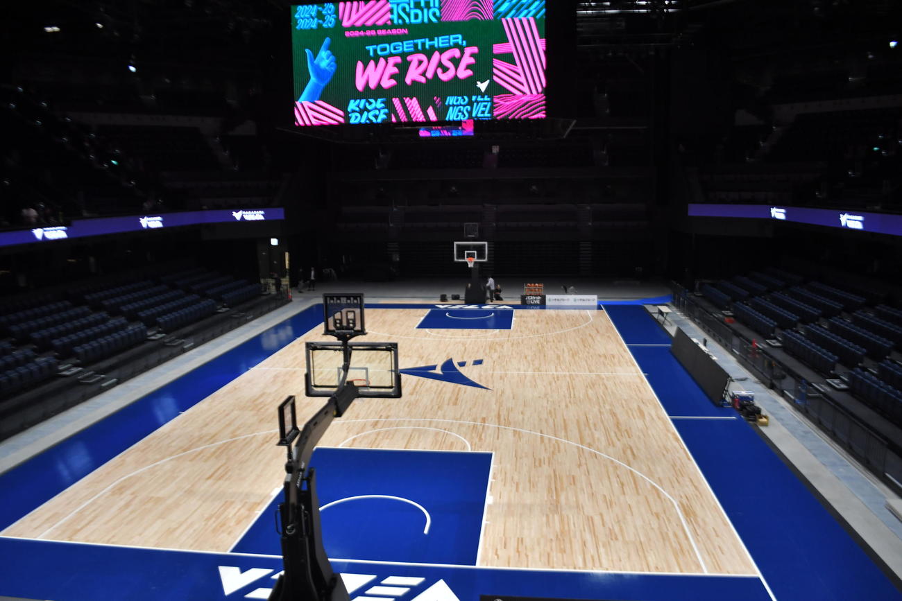 約6000席収容の多機能可変型アリーナ「HAPINESS ARENA」