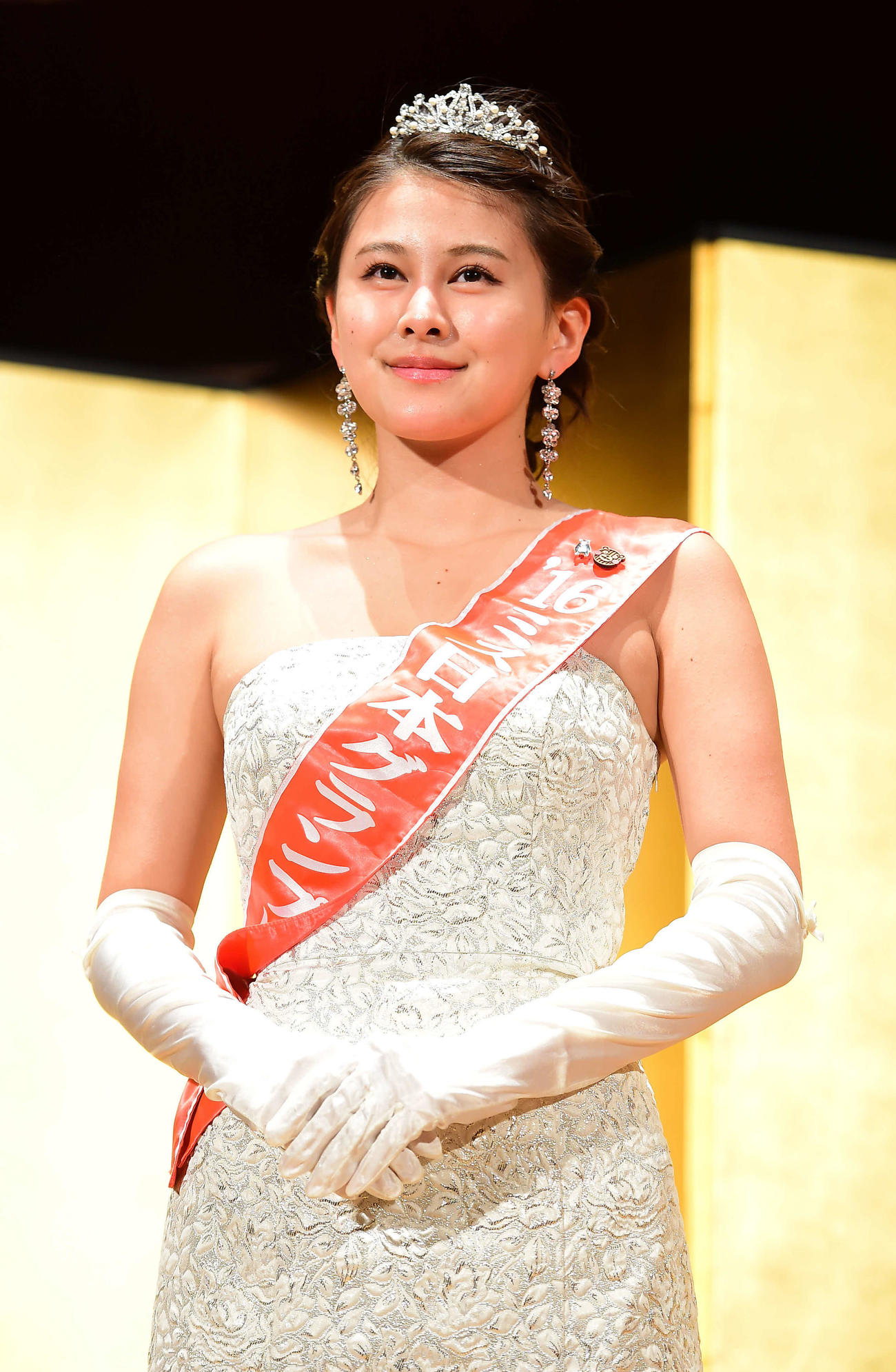 16年度ミス日本グランプリの松野未佳氏（16年12月撮影）