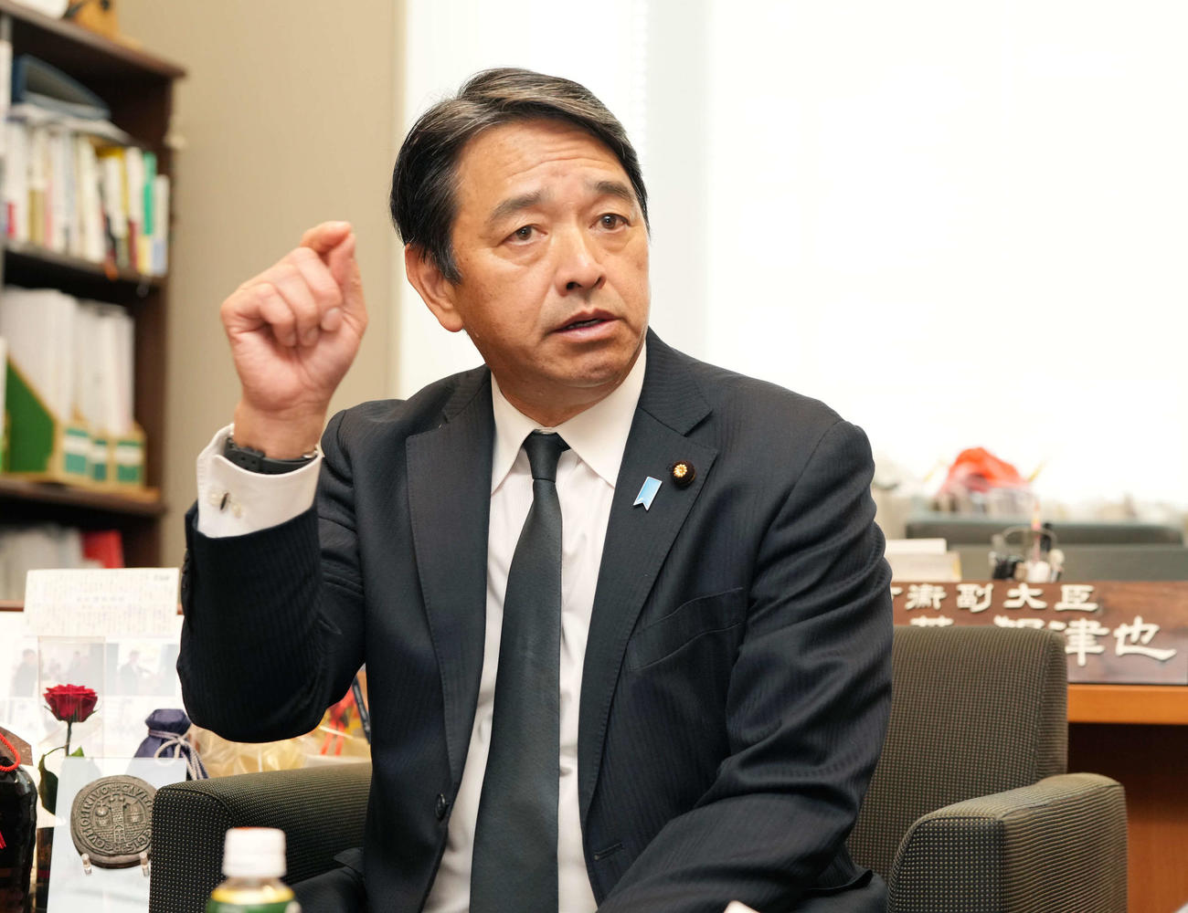 年末インタビュー「政界の軍師」、「103万円の壁」問題について熱く語る国民民主党の榛葉賀津也幹事長