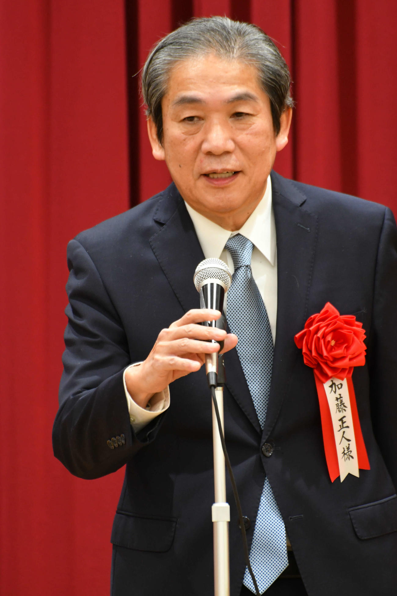 「1月5日は囲碁の日　令和7年打ち初め式」の来賓として棋士への期待と応援メッセージを寄せた脚本家の加藤正人氏