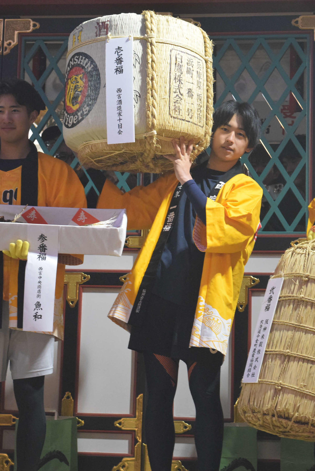 一番福の大岸史弥さん（撮影・阪口孝志）